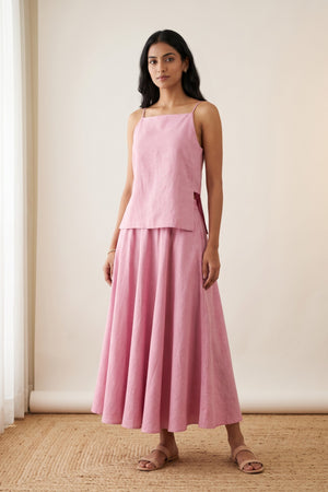 Blush Linen Co-ord Set