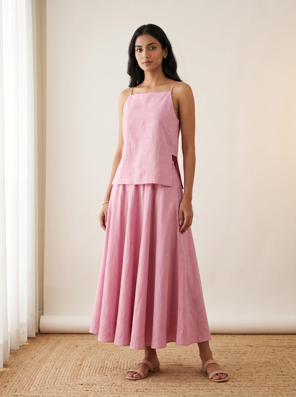 Blush Linen Co-ord Set